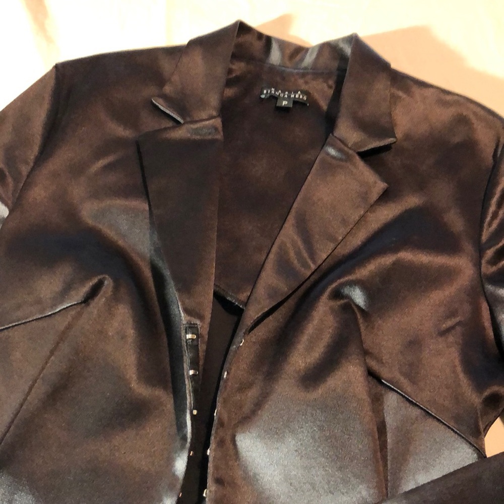 María Bianca Nero satin jacket(#